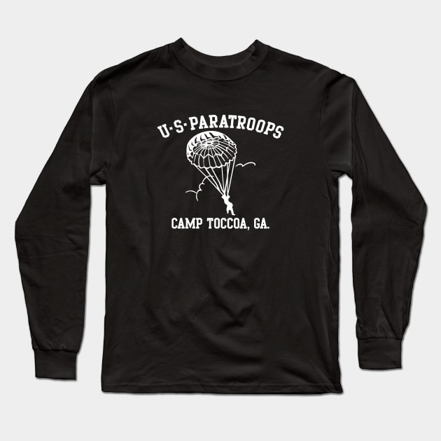 Mod.5 United States Paratroopers Camp Toccoa Long Sleeve T-Shirt by parashop